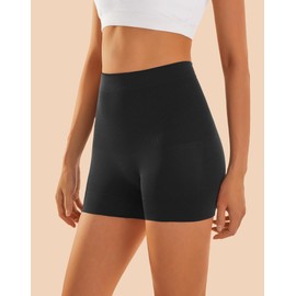 INNERSY Women's Tummy Control Shapewear Anti Chafing Slip Shorts for Under Dresses 3-Pack(Black,X-Large)