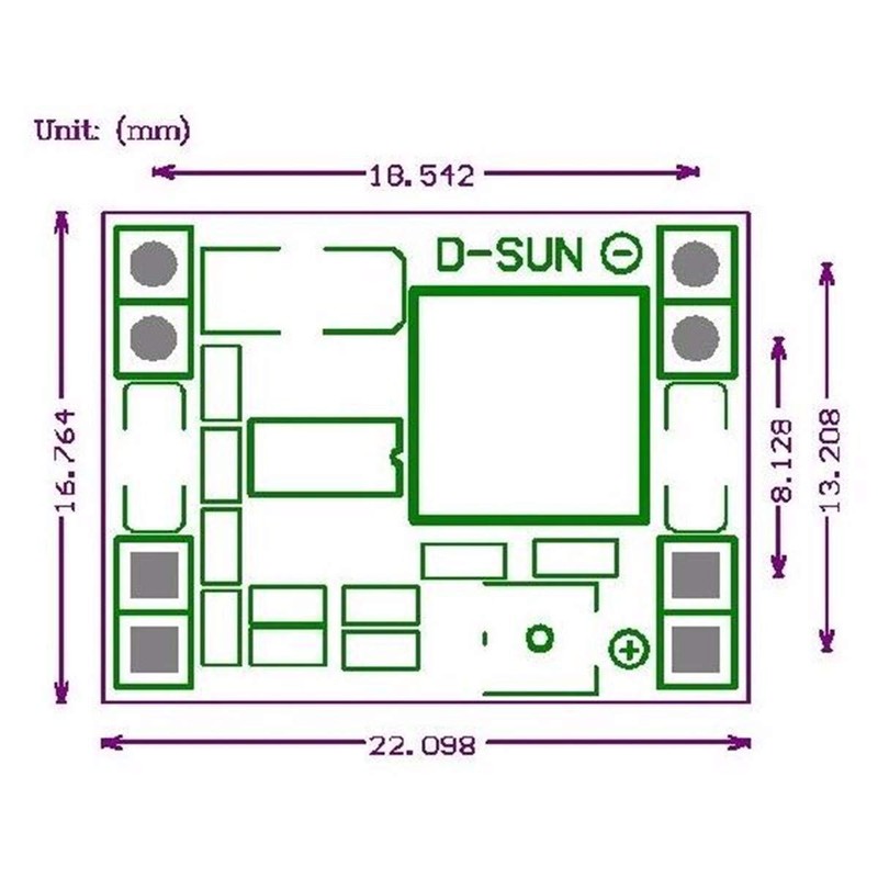 Fasizi 5PCS MP1584EN ultra Small DC-DC 3A power Step-Down Adjustable