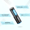 EBL 12Pcs EBL 3000mAh 1.5V AA Lithium Batteries Constant Volt