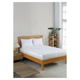 Nordic Schiller Waterproof Mattress Protector 100 x 200 + 35 White 4 Side Flexible Rubber Band