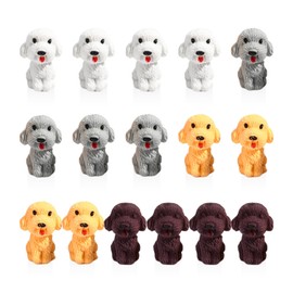16 Pieces of Puppy-Shaped Erasers, Cute Erasers, Creative Cartoon Erasers, Student Stationery, Interesting Erasers