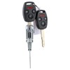 AUTOKAY Ignition Switch Door Trunk Lock Cylinder Set Fits for