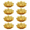 sourcing map 8pcs Incense Burner Kit, Brass Lotus Stick Incense