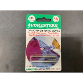 Forester 3/16" Diamond Grinding Stones Sharpens Standard and .325 Carbide Chain