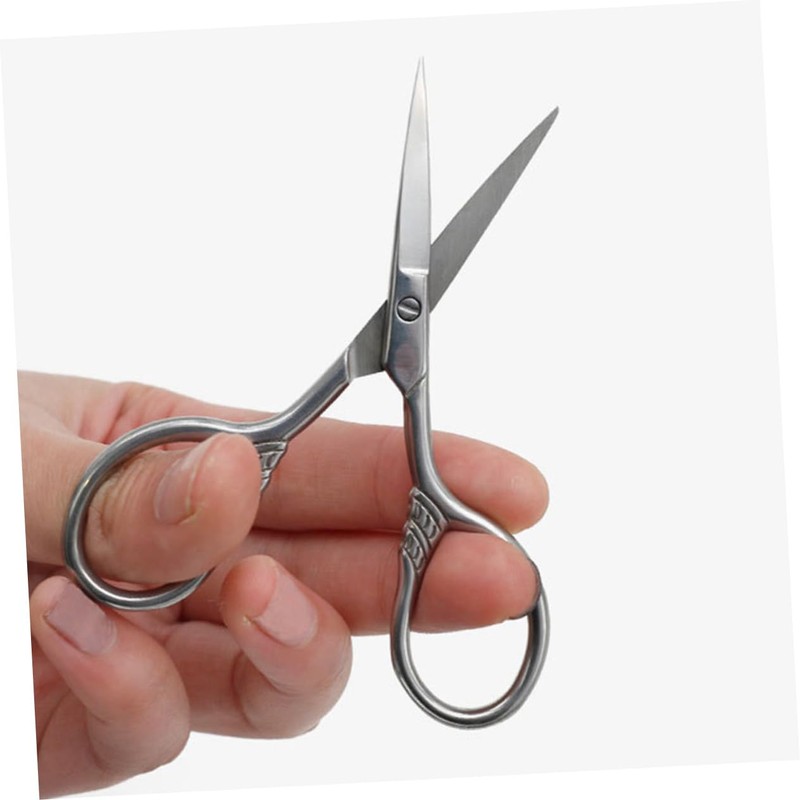 Baluue 2 Sets Men's Beard Grooming Kit Beard Scissors Brush