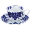 Mino Ware 588-47 Coffee Bowl Dish, Dyed Grapes