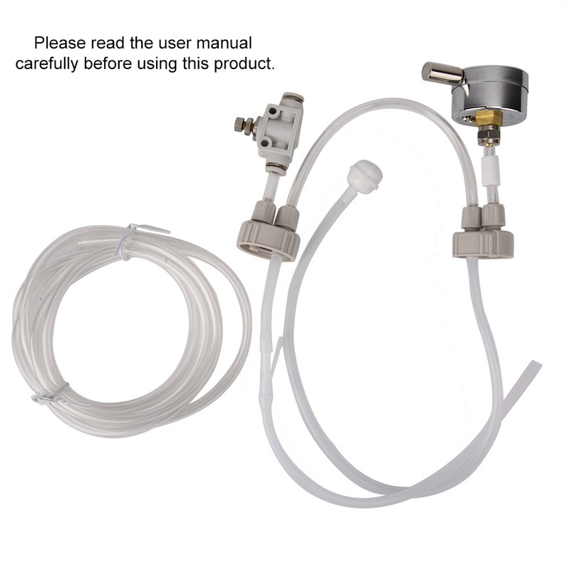 DIY CO2 Generator System Kit D201 Tube Valve Guage For