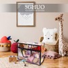 SGHUO Blanket Storage Bags 60L Extra Large Plastic Vinyl Clear