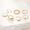 Gold Rings for Women Non Tarnish Chunky Gold Rings Stackable