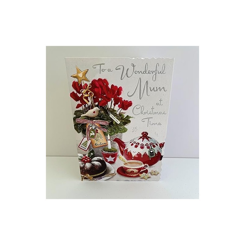 Jonny Javelin Wonderful Mum Christmas Card