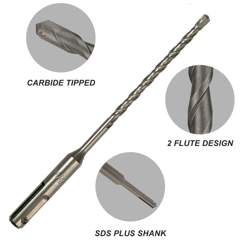 FF ERA 10-Pack SDS Plus 3/16" x 6" Rotary Hammer