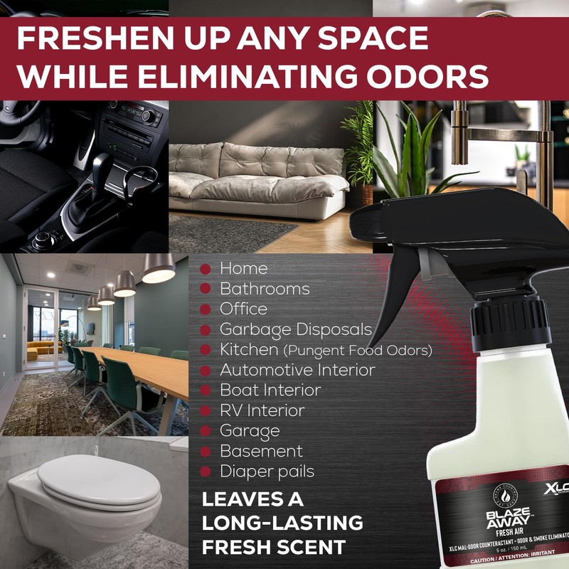 Blaze Away Commercial Air Freshener & Odor Eliminator for Strong
