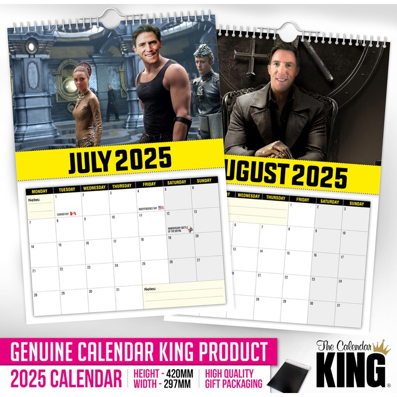 The Calendar King // Bryn Diesel - A4 Size 2025