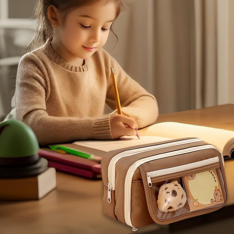 HASAIKA® Schulsachen Pencil Case, Multi-layer Cute Pencil Case, Pencil Case,