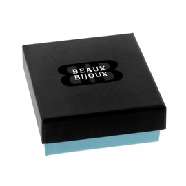 Beaux Bijoux Sterling Silver 7" Double-Strand Turquoise Enamel and CZ Evil Eye Bracelet