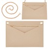 WADORN 1 Set Purse Organizer Insert Conversion Kit with Gold