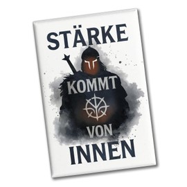 Stärke kommt von innen Souvenir Souvenir Magnet Motivierender Kühlschrank-Magnet für innere Stärke