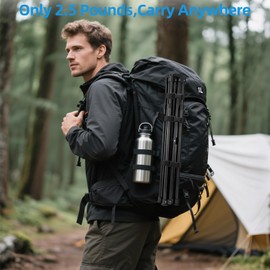 15.6'' Portable Toilet for Adults, Ultralight Portable Potty 2-Second Setup,2025 Upgraded Camping Toilet, Compact Design for Hiking, Car Travel, Truck, RV, Boating, Road Trips, Outdoor Use