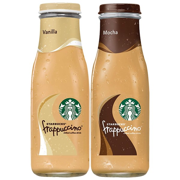 Starbucks Frappuccino, 2 Flavor Variety Pack, 9.5 Fl Oz (15