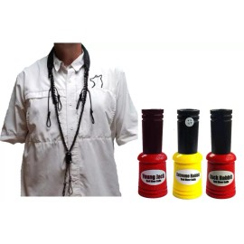 Red River Calls 3 Predator Call Pack With 6 Drop Lanyard With Built In Coaxer Coyote Calls - New