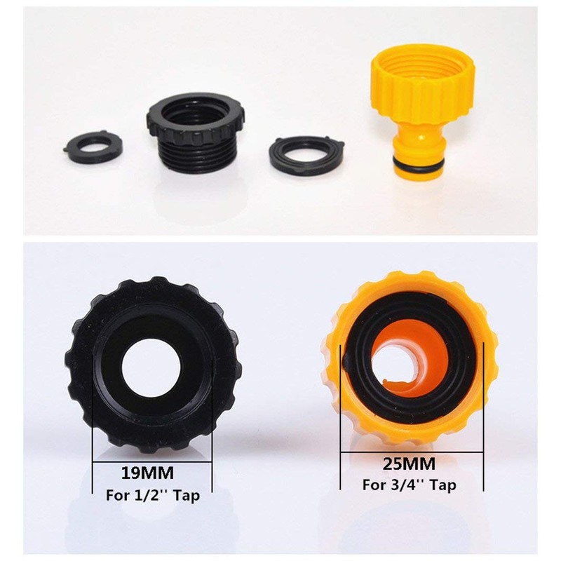 TOPWAYS 3/4 inch and 1/2 inch BSP 2in1 Plastic Outdoor