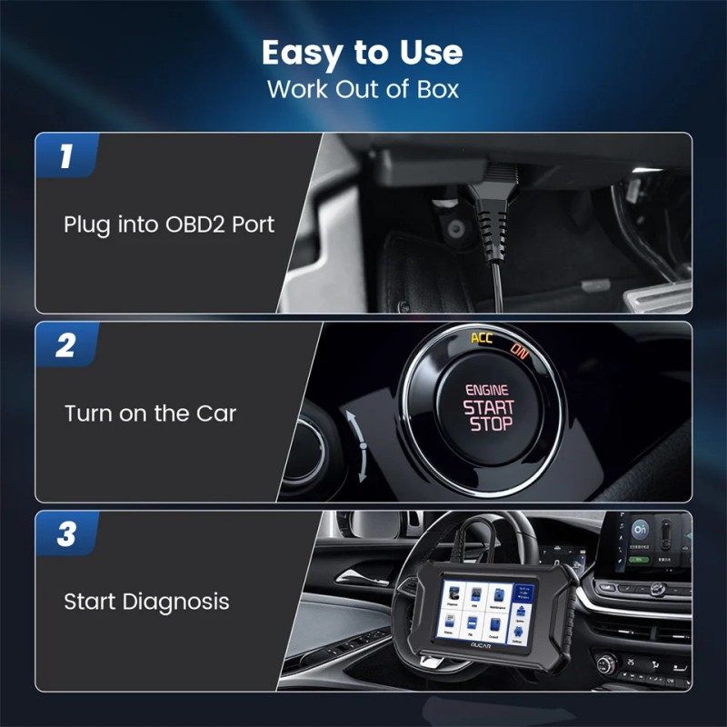 MUCAR CS90 Diagnostic Tools Engine System Diagnosis OB2 Scanner 28