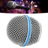 Microphone Ball Head Replacement, Microphone Grill Ball with Inner Foam,