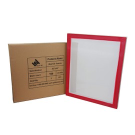 20 x 24 Inch Pre-Stretched Aluminum Silk Screen Printing Frames with 160 White Mesh (2 Pack Screens)