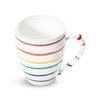 GMUNDNER KERAMIK Breakfast Cup Max Capacity: 0.3 Litres Rainbow Tableware