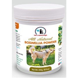 Vet's Advantage 100% Pure Boswellia Powder for Dogs - Supports Joint and Hip Health And Provides Natural Control of Pain and Inflammation for Dogs and Cats