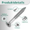 DSM - A2 Stainless Steel Wood Screws - 8 x