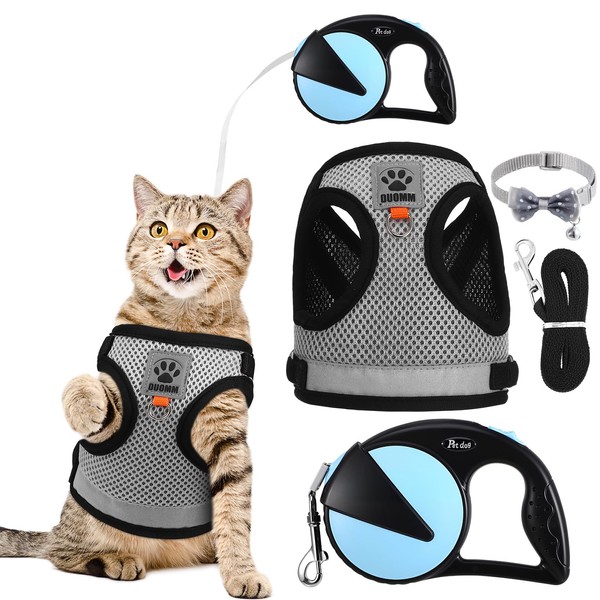 Cat Harness and Lead Set,Escape Proof kitten Puppy Harness with