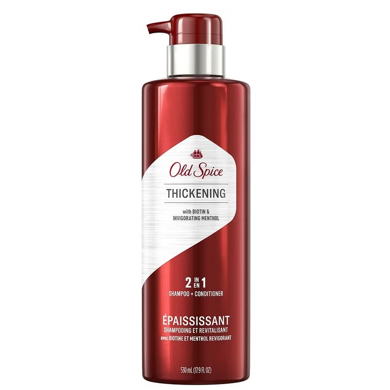 24M Old Spice Mens Thickening Shampoo with Biotin 17.9 fl