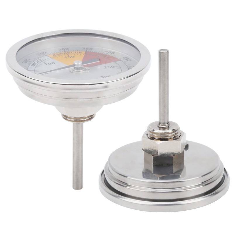 0‑300℃ 1/2in NPT Stainless Steel Grill Thermometer Oven Temperature Meter