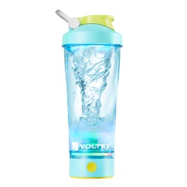 VOLTRX Electric Shaker - VortexBoost Protein Shaker Mixer - USB C Charging Protein Shaker - BPA Free, Waterproof, Colorful Light Show, 600ml