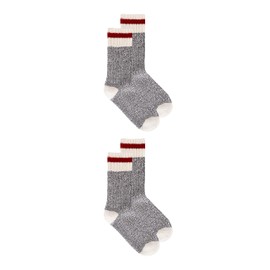 Great Northern Ladies Multipack Boot Socks | Sock Size 9-11 (2 Pairs, Grey)