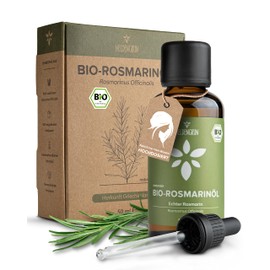 Heldengrün® Organic Rosemary Oil 50 ml [High Dose] Stimulates Hair Growth - Hair Oil for Hair Loss - 100% Natural Rosemary Oil - Rosemary Oil Hair