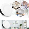 75 mm white plate valve, ABS adjustable vent cover on