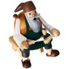 KWO Sapling Carver Smoking Men Incense Holder, 15 cm, Wood,