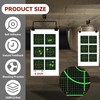 GearOZ Green Sight in Splatter Target Stickers 4" Reactive Paper