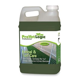 ProVetLogic Kennel & Turf Care- Floor Cleaner, Synthetic Pet Turf Cleaner, Deodorizer & Drain Maintainer (Concentrated)- 2.5 Gallon
