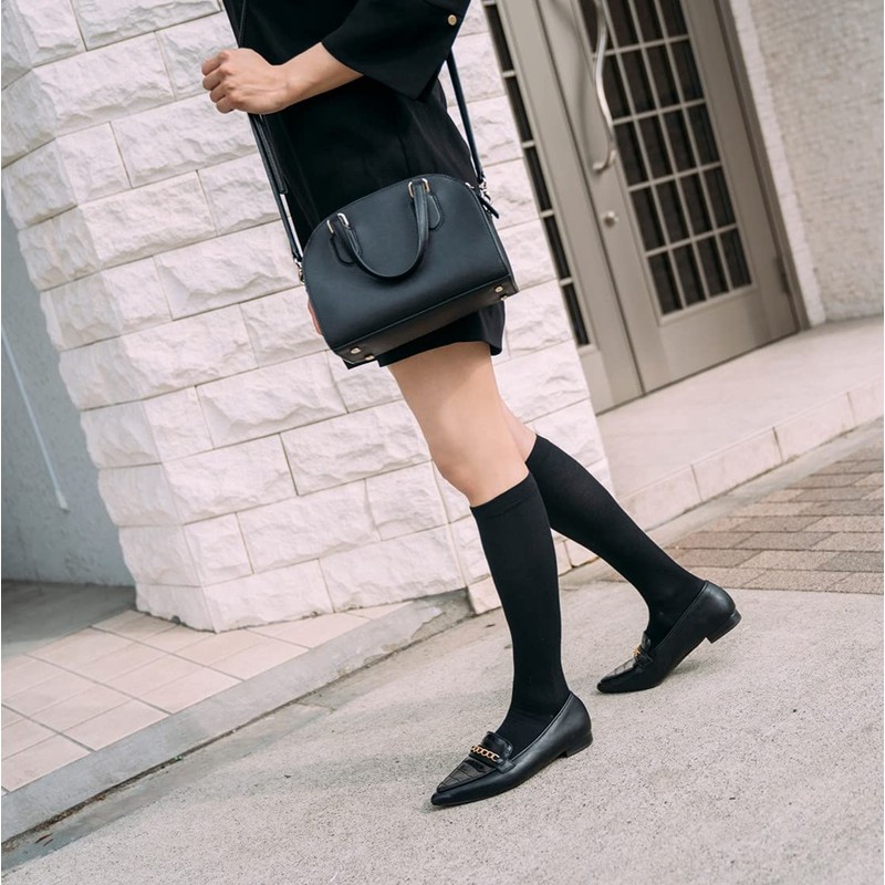 AskDoctors Compression Socks, Slim Walk, Beautiful Legs, High Socks, Natural