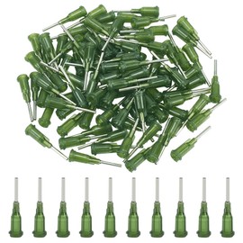 HOBBIESAY Pack of 80 Plastic Liquid Dosing Needles with Blunt Needle Precision Glue Dosing Needles Industrial Glue Blunt Needle Tips Blunt Tip Liquid Dosing Needles