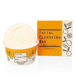 Koharubiyori Koharubiyori Facial Cleansing Bar, About 2 Months, Solid Makeup Remover [W Face Washing Needed, Eyelash Can Be Applied] Pores, Blackheads, Makeup Remover, Sensitive Skin, Dry Skin [Made