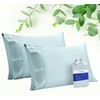 STNOMY Premium 100% Eucalyptus Tencel Lyocell Cooling Pillowcase Set of
