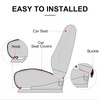 surpassme Comfortable Car Seat Covers Universal Back/Brench Seat Coves for