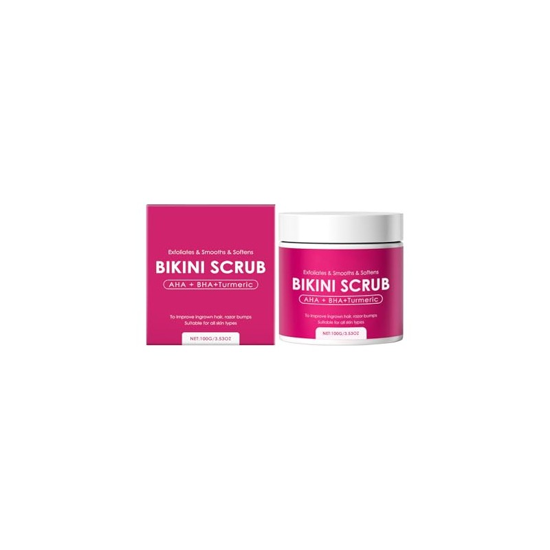Bikini Area Body Scrub - Exfoliator with AHA, BHA &