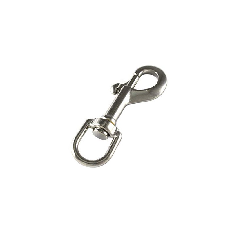 Snap Hook with Swivel 90 mm/A4 Stainless Steel Swivel Snap