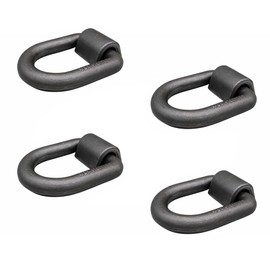 Mytee Products (4 Pack) 1" Heavy Duty Weld-On Forged D Ring 47,000 Lbs