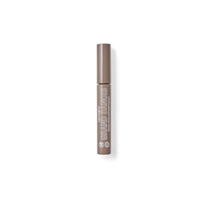 Sandstone Scandinavia Hypoallergenic Mascara for Sensitive Eyes (Brown) | Smudge-Proof